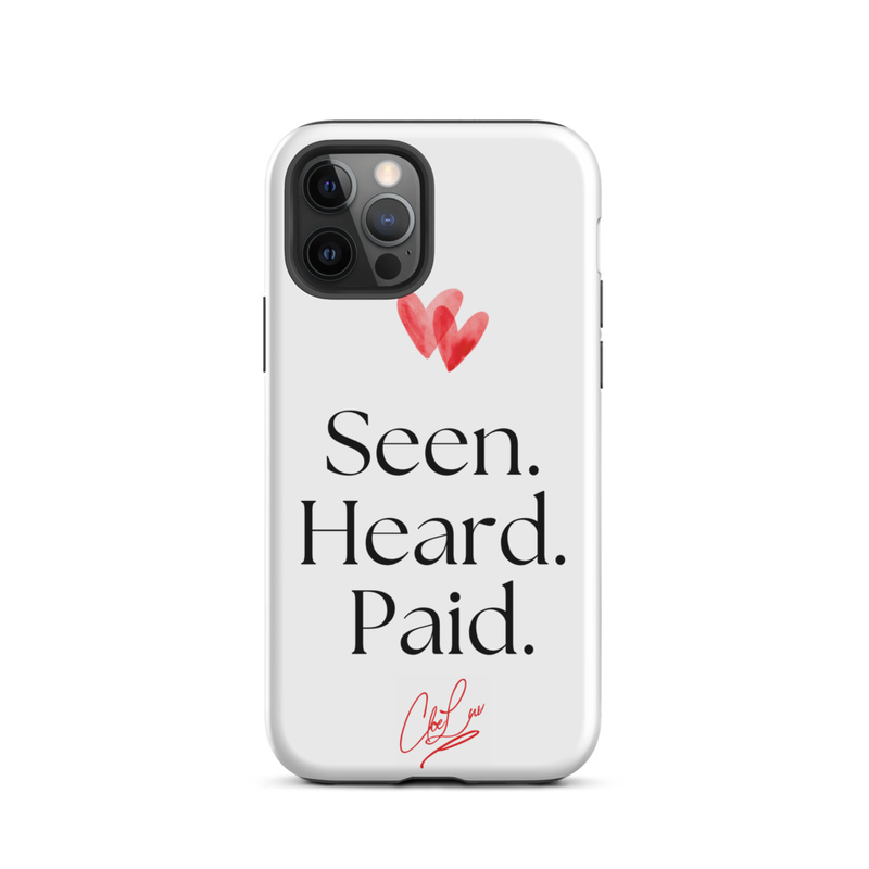 Seen. Heard. Paid. Iphone Case – iPhone 12 Pro, Matte
