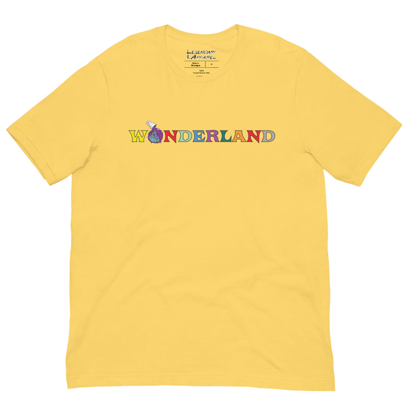 [ wonderLAnd ] tee – 2XL, Yellow