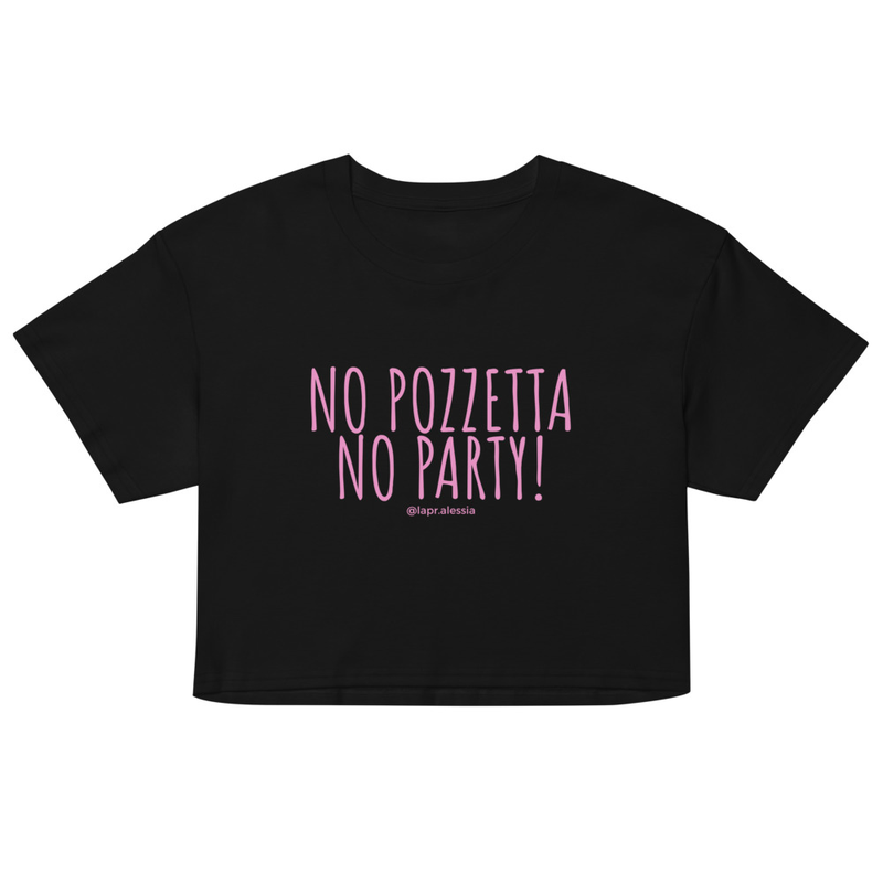 Crop top NO POZZETTA NO PARTY