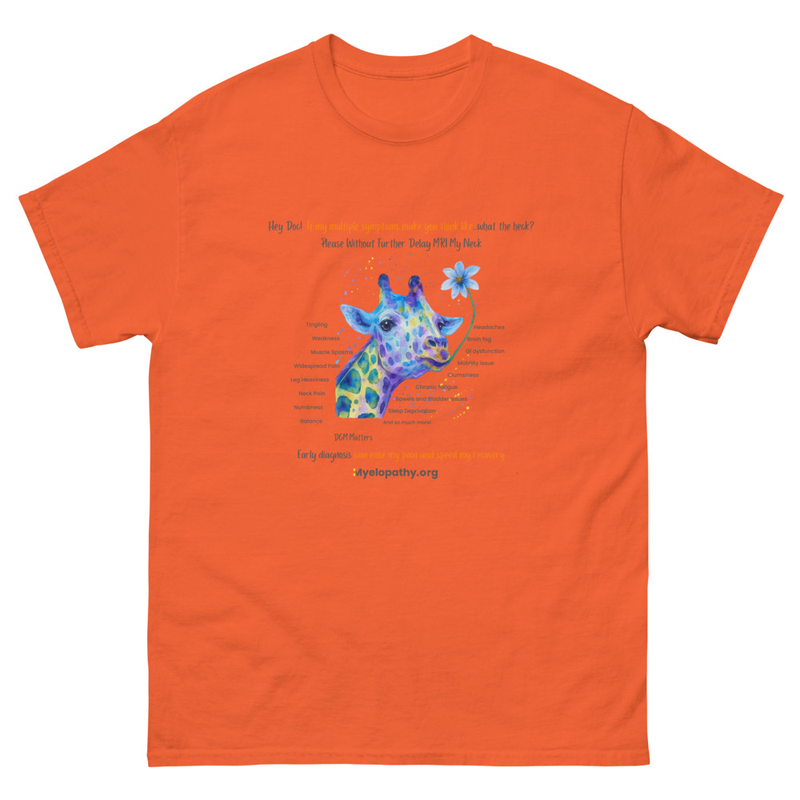 Giraffe DCM Matters Classic Tee Light – S, Orange