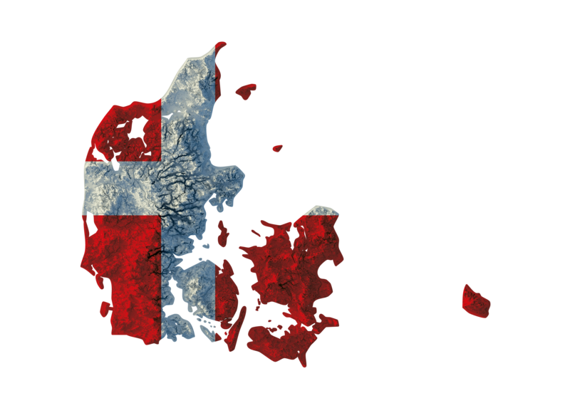 Denmark Map stickers view 2