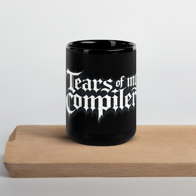 Tears of My Compiler: Dark Mode Mug