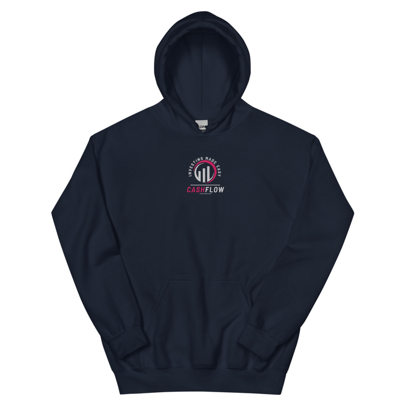 Cashflow Investing Inc Embroidered Hoodie v.3 – XL, Navy