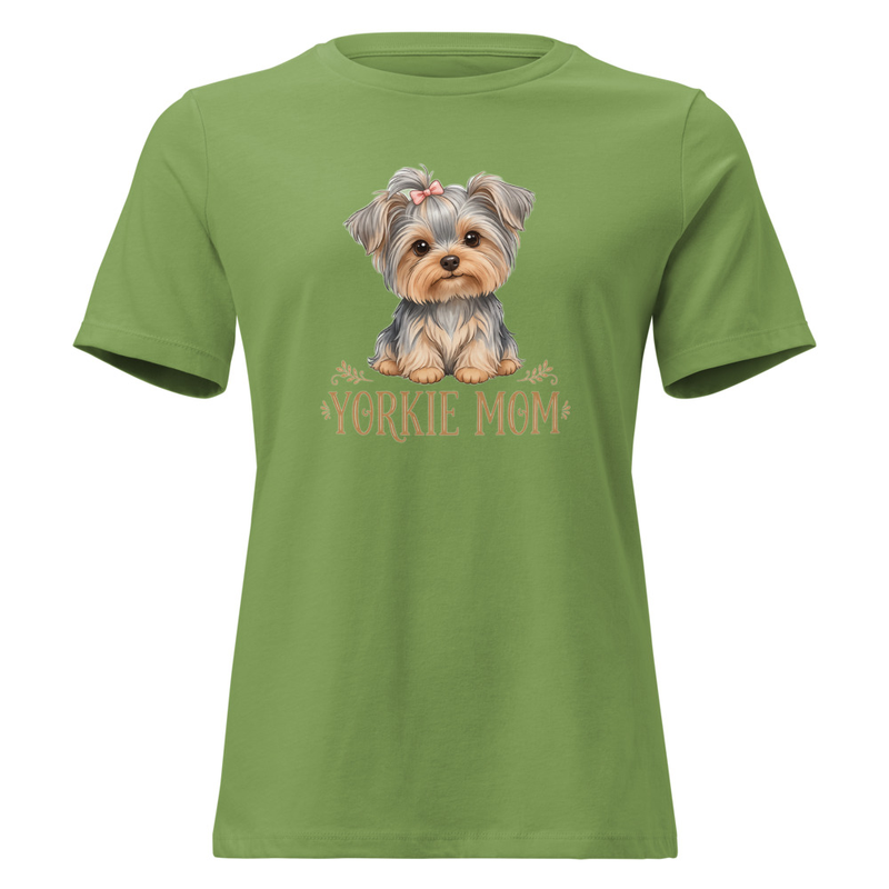 Women's Yorkie Mom Relaxed T-Shirt – view 4
