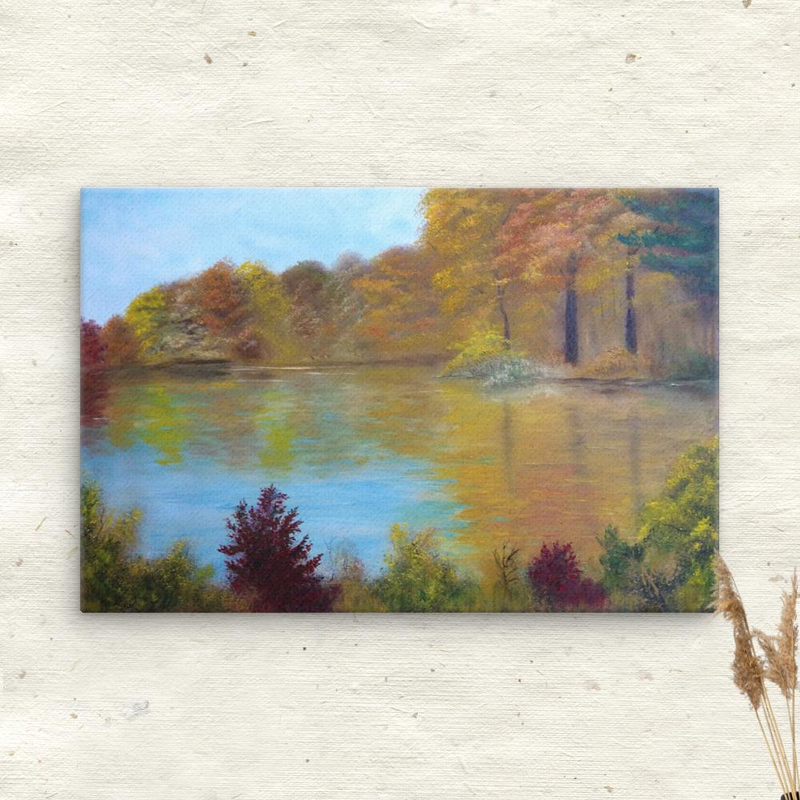 Lake Arrowhead Canvas Print – 12″×18″