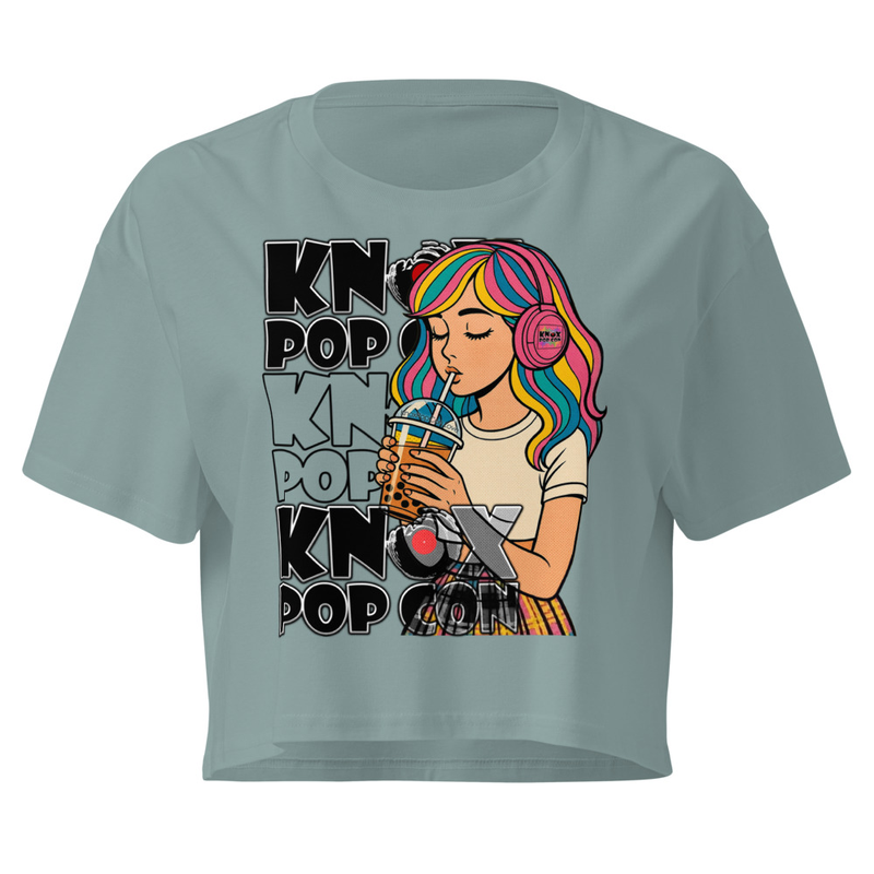 Knox Pop Con Women’s crop top Design 1