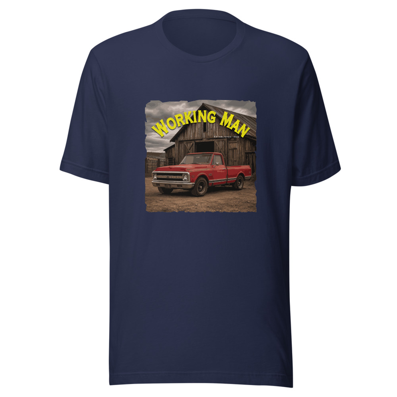 Working Man Unisex t-shirt – XS, Navy