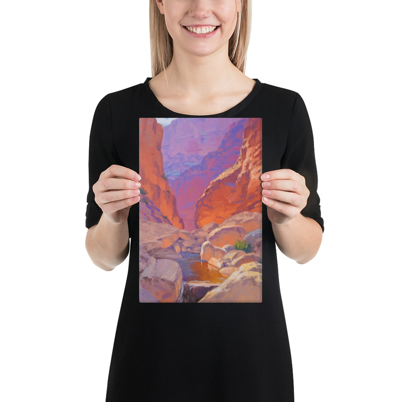 Amplified Tranquility - Fine Art Canvas Print – 8″×12″