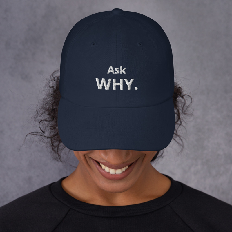 Ask Why. – One size, Navy
