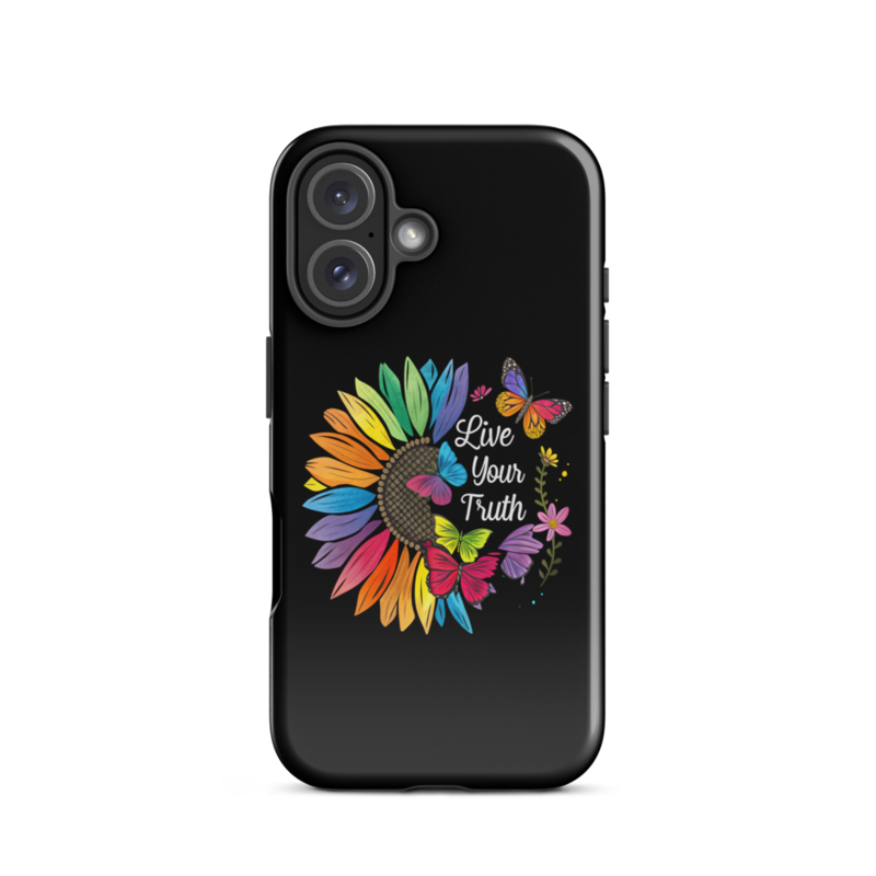 Live Your Truth Tough Case for iPhone® – iPhone 16, Glossy