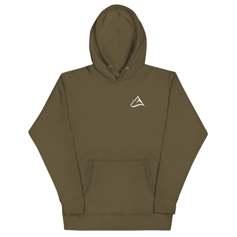 Climb Harder Hoodie – S, Military Green