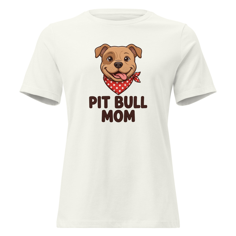 Women's Pit Bull Mom Relaxed T-Shirt – view 12