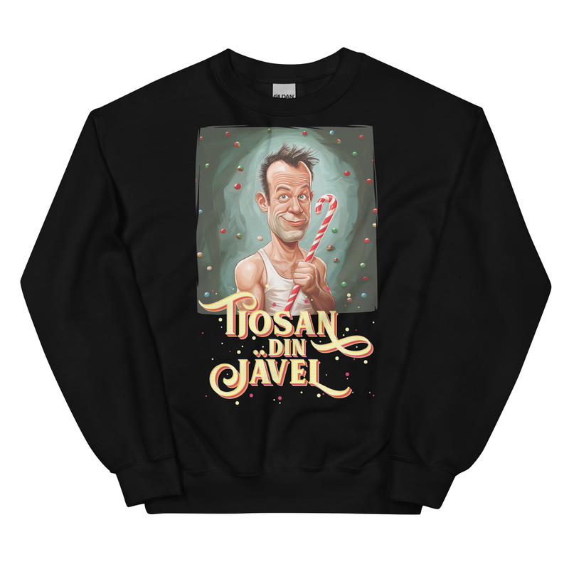 Tjosan din jävel - Sweatshirt / Svart / S