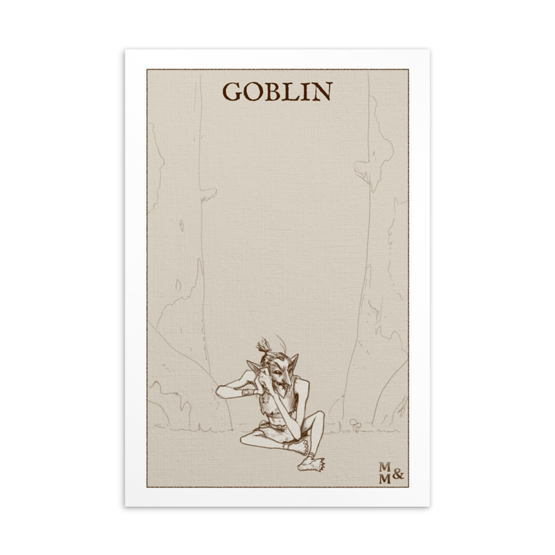 Illustrated Card: Goblin Female