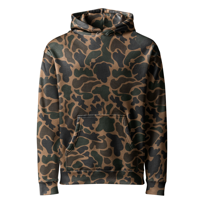 Unisex Heavyweight Hooded Sweatshirt | Independent Trading Co. IND4000 – XL, Duck Camo