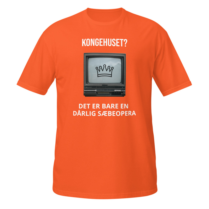 T-Shirt Kongehus Sæbeopera – Orange