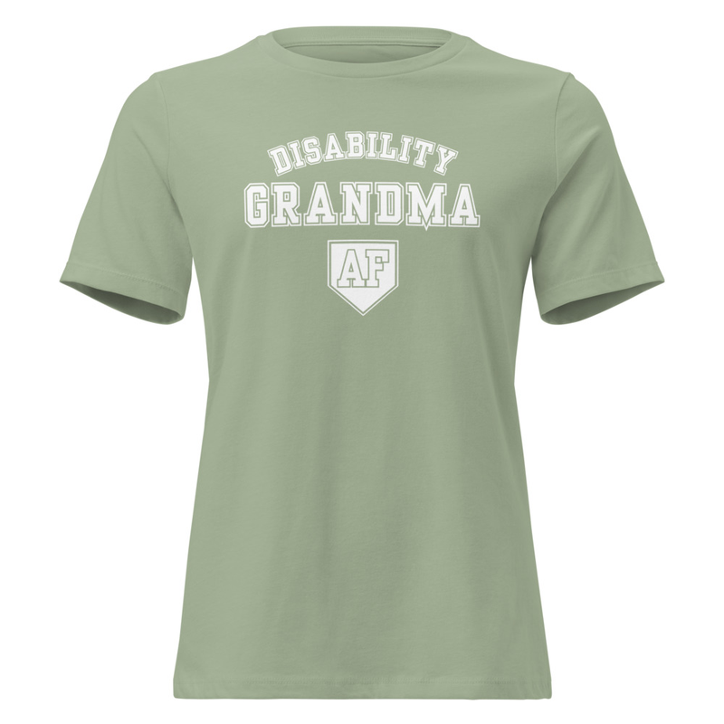 Disability Grandma AF *white text* – 3XL, Sage