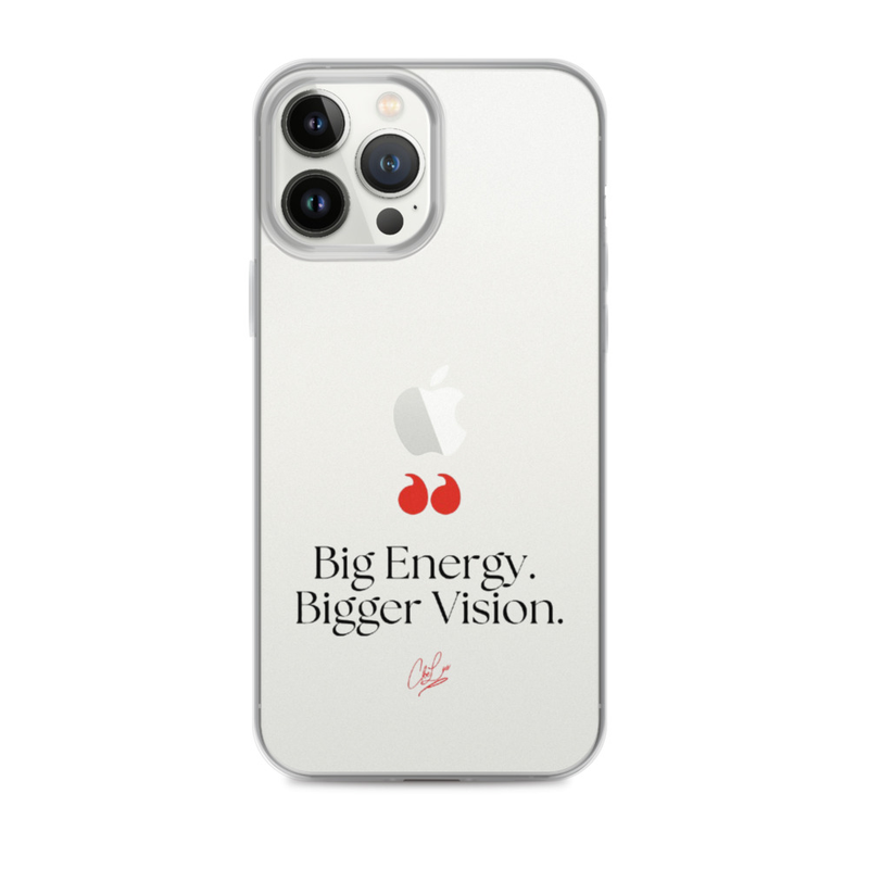 Big Energy. Bigger Vision. Clear Case for iPhone® – iPhone 13 Pro Max