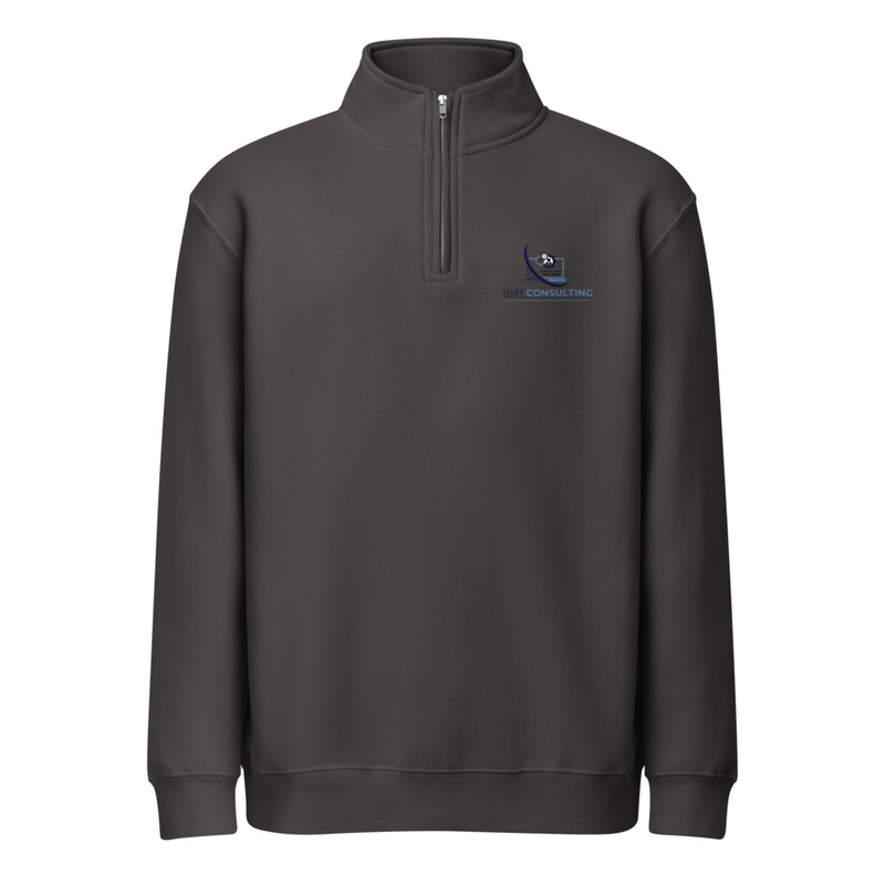 BMT Logo Lane Seven LS14014 Premium 1/4 Zip Sweatshirt – XL, Smoke