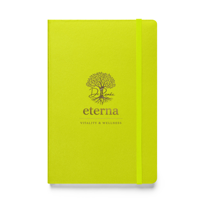 Eterna Hardcover Notebook – 5.5″×8.5″, Lime