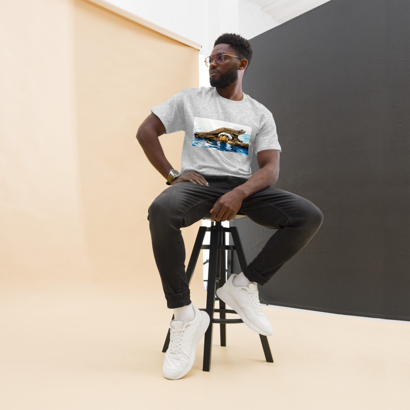 Here Now Tee – S, Ash