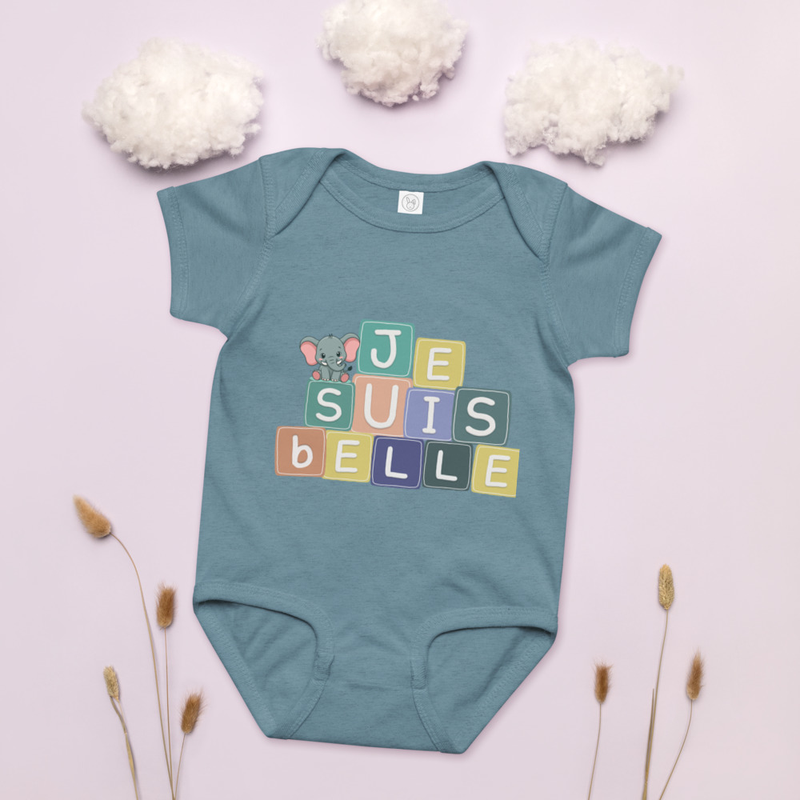 Je Suis Belle Baby Onesie