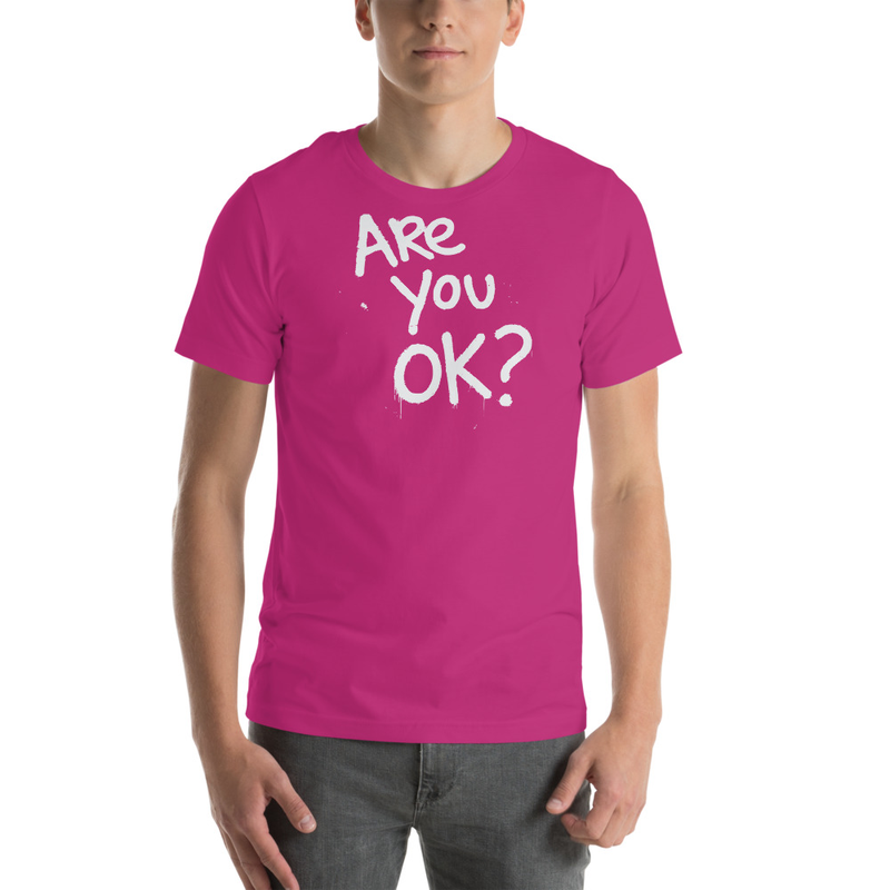 "Are You OK?" Graffiti tshirt