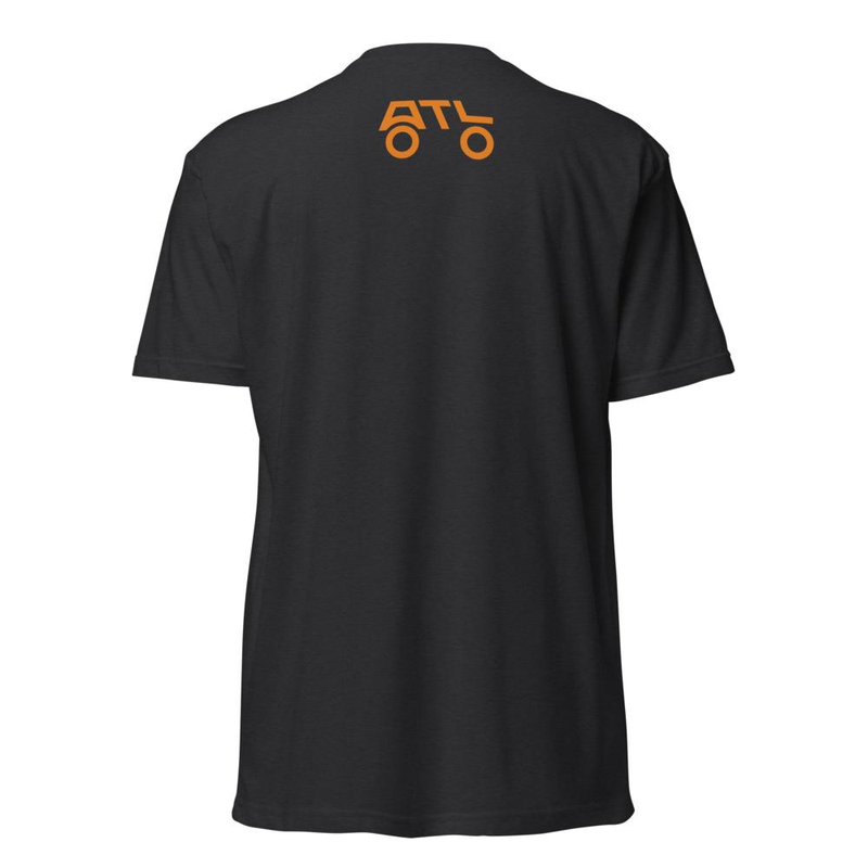 WORDMARK FRONT (BRAND MARK REAR) - ORANGE – S, Black