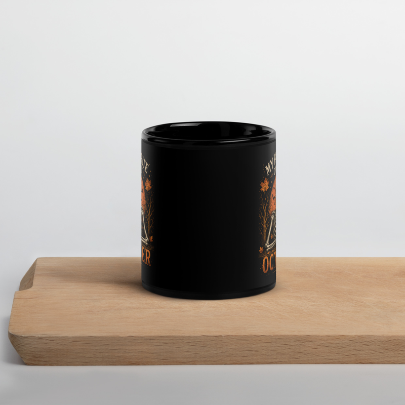 My Favorite Color Is October Halloween Mug