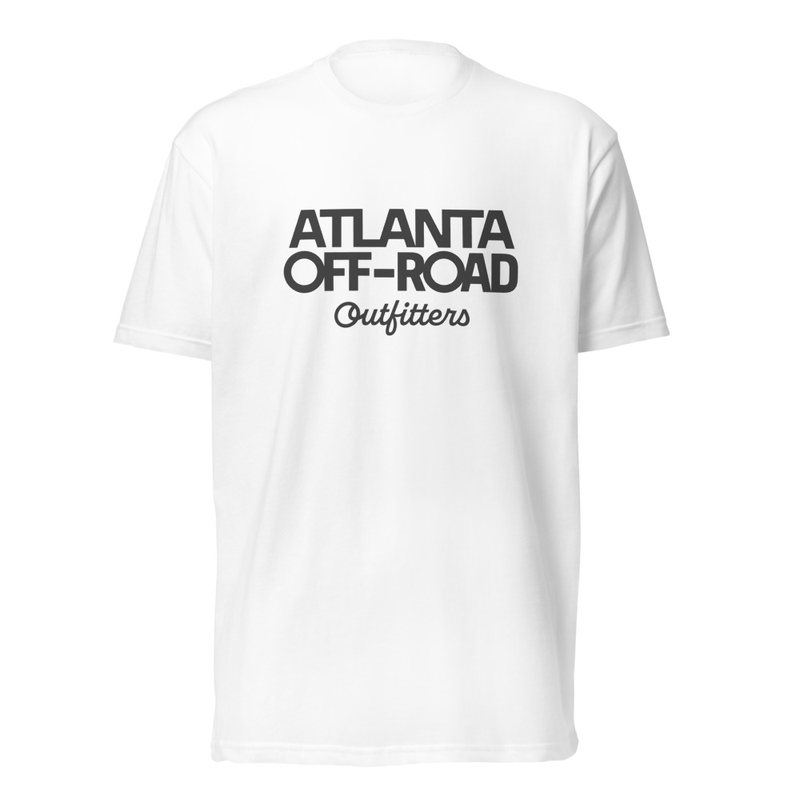 Wordmark Front T-Shirt (Brand Mark Rear) - ROAD / BLACK LOGO – Image 7
