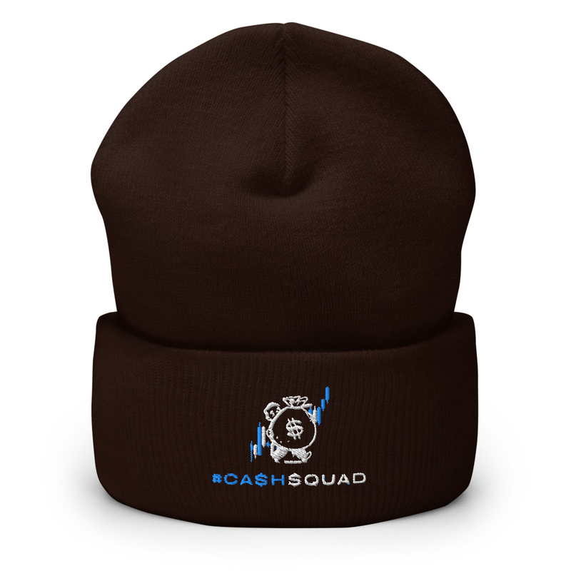 #CashSquad Beanie v.1 – One size, Brown
