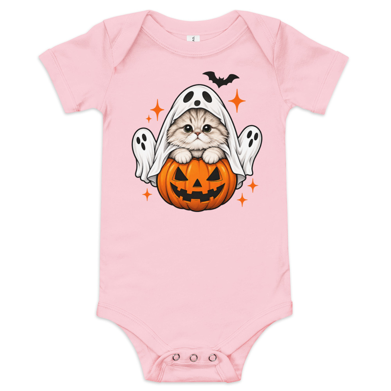 Infant Halloween Baby short sleeve one piece suit.  Fantastic gift item for the new born. – view 2