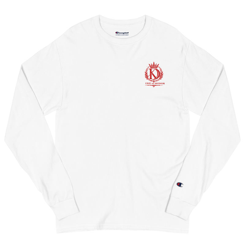 Two Heart One Drummer Men's Champion Long Sleeve Shirt