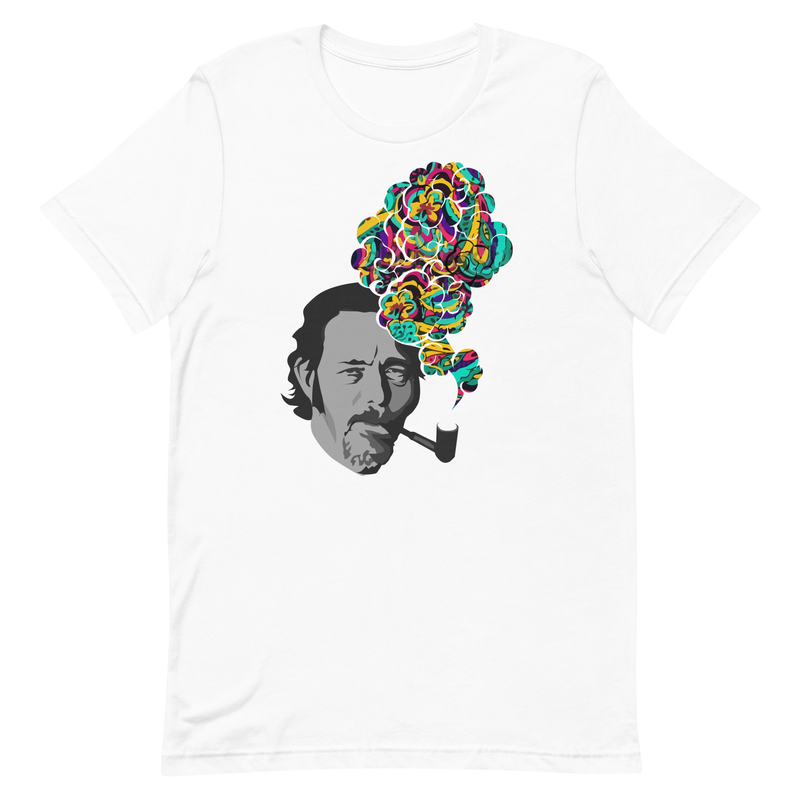 Alan Watts - Colorful Smoke - Zen Buddhism Unisex t-shirt