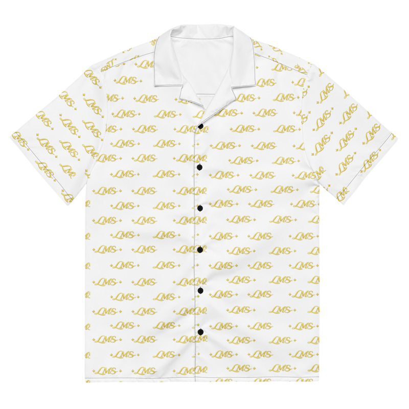 LMS White Button Down Shirt