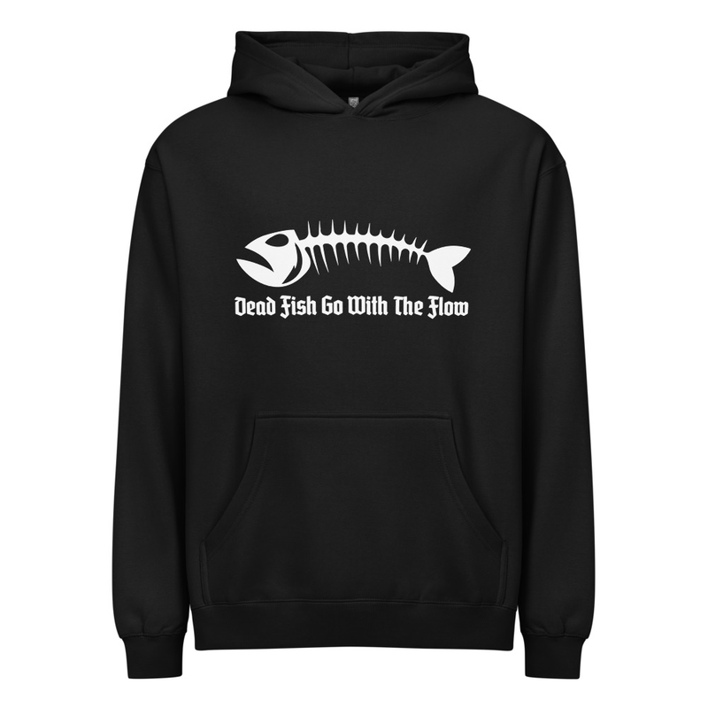 Dead Fish Stay Calm Hoodie - , size