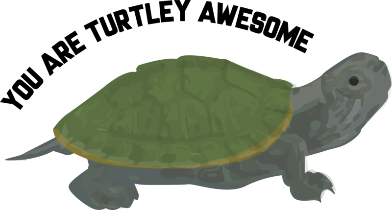 You Are Turtley Awesome ! Men’s Premium T Shirt - you are totally awesome, awesome pun shirt, puns, funny, funny shirt
