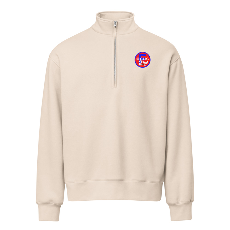 Unisex half-zip pullover