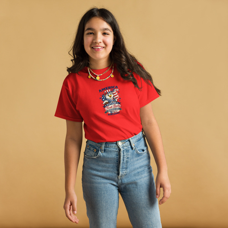 BMT Kids Future First Lady 250 Youth classic tee – S, Red
