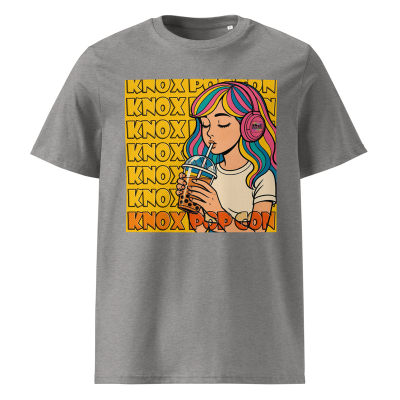 Knox Pop Con Unisex organic ribbed neck t-shirt Design 2