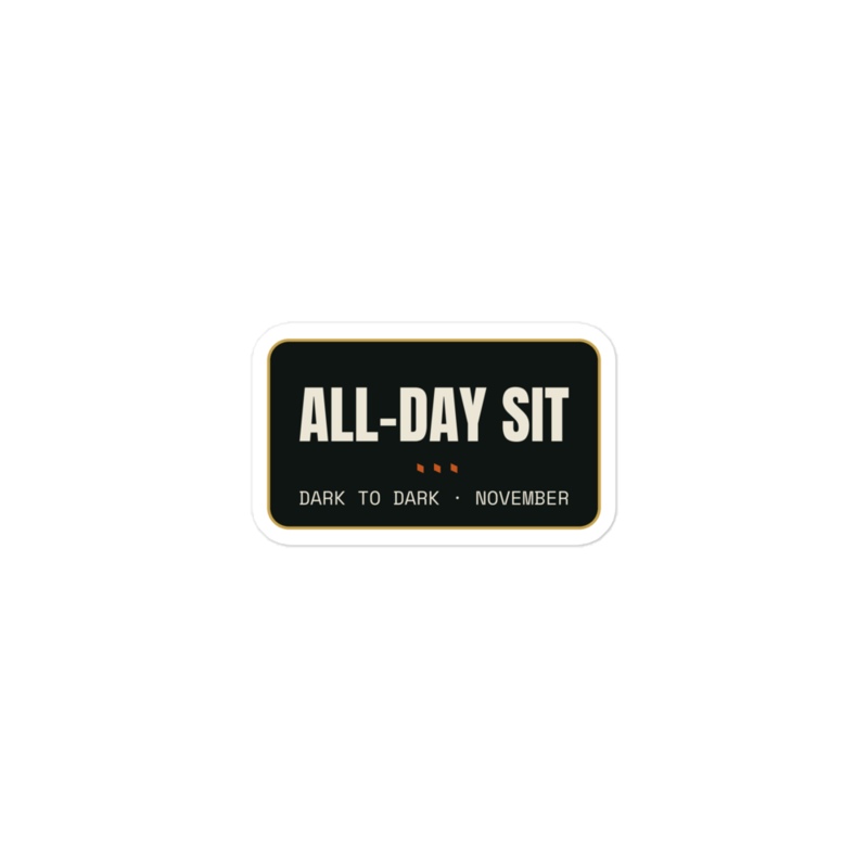 ALL-DAY SIT Sticker mockup