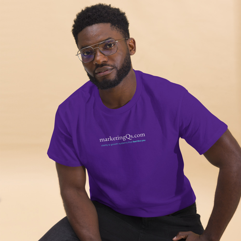 mQs Day One - Dark Promo T – S, Purple