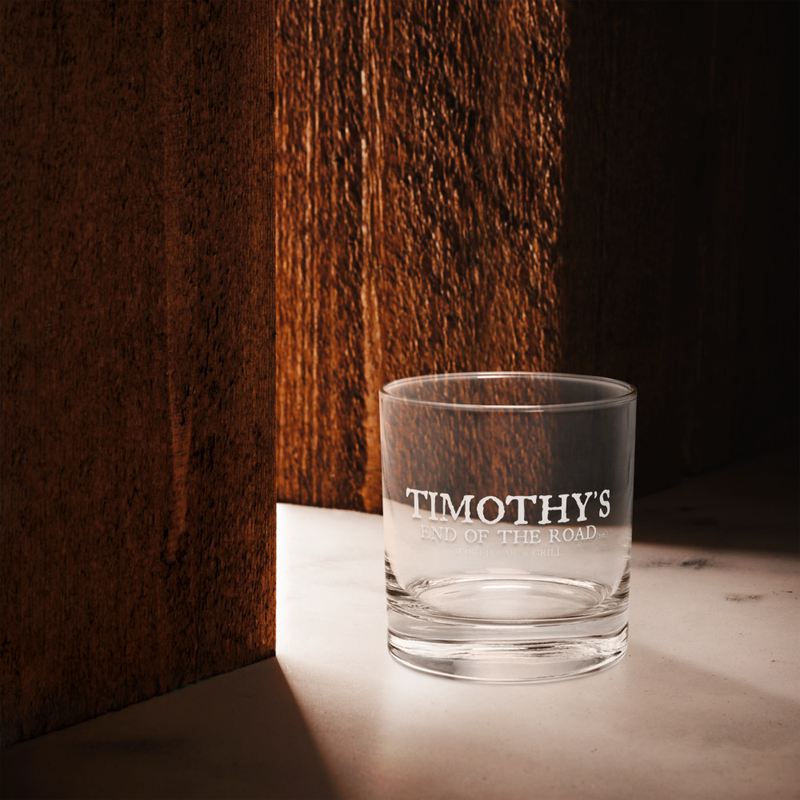 Timothy's End of the Road - Rock Glass