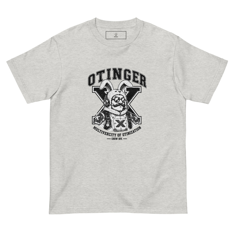 OtingerX multiversity tee（ヘザーオートミール）