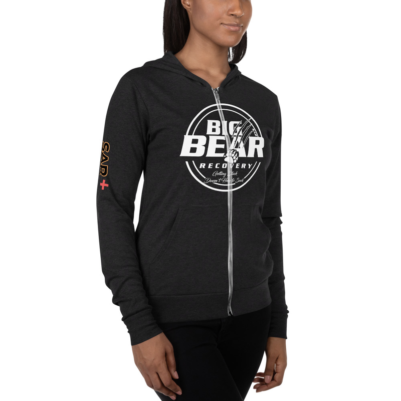 Unisex zip hoodie
