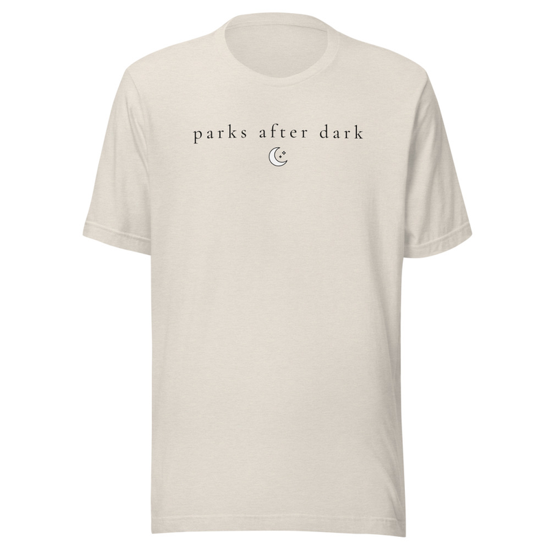 Parks After Dark Tee – S, Heather Dust