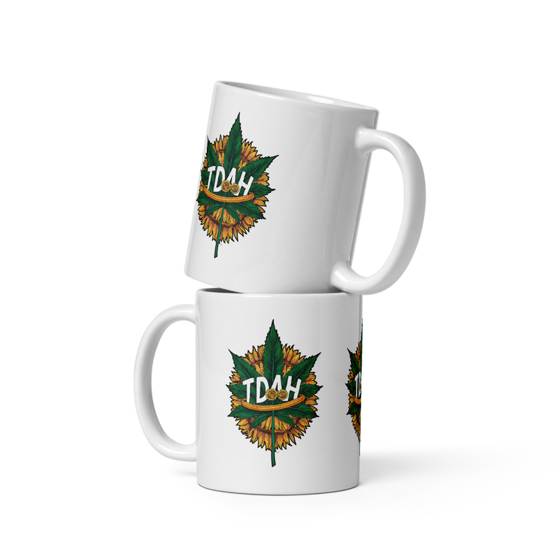 TDAH White glossy mug