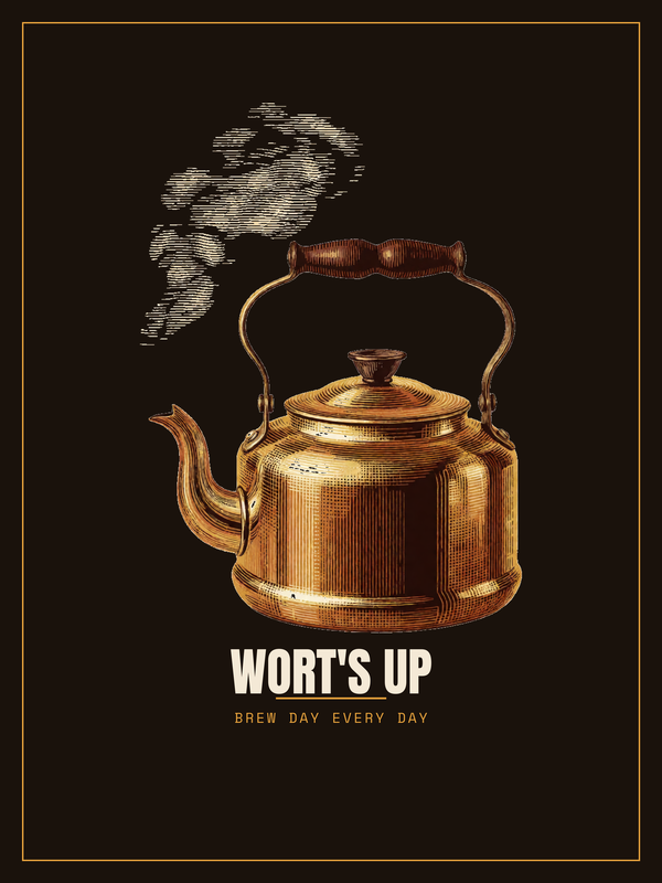 Worts Up Poster mockup