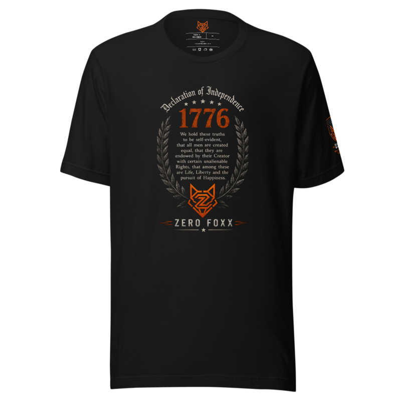1776 — The Declaration | Tee — Black / XS