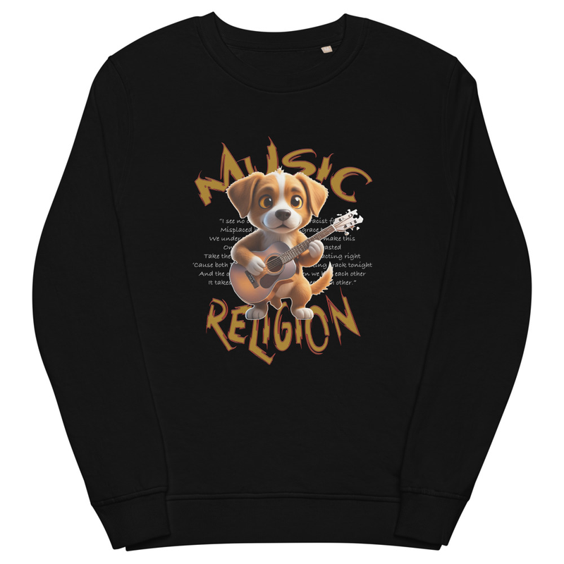Music Religion Unisex organic sweatshirt